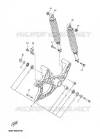 SWINGARM / SHOCK ABSORBER for Yamaha SKYLINER 2007