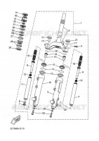 FRONT FORK for Yamaha STUNT NAKED 2006