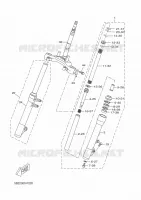 FRONT FORK 2 for Yamaha CITYLINER 2008