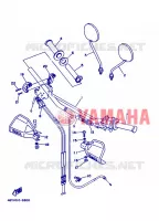 HANDLEBAR & CABLES for Yamaha TTR 2004