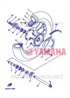 REAR WHEEL for Yamaha TTR 2004