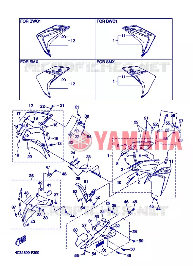 COVER 2 Yamaha MOTO 1000 2007 R1  YZF-R1 R1
