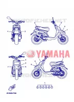 STICKER for Yamaha BOOSTER 2007