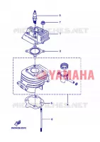 CYLINDER HEAD  for Yamaha STUNT NAKED 2006