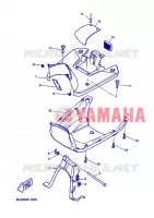 STAND / FOOTREST for Yamaha STUNT NAKED 2006