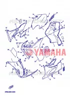 LEG SHIELD for Yamaha MACH 2005