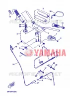 HANDLEBAR & CABLES for Yamaha BW'S 2008