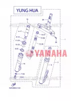 FRONT FORK 2 for Yamaha BOOSTER 2005