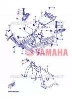 STAND / FOOTREST for Yamaha BOOSTER 2005