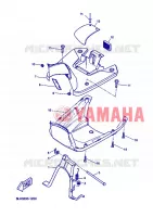 STAND / FOOTREST for Yamaha STUNT 2008