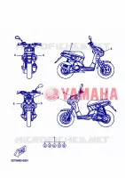 STICKER for Yamaha STUNT 2008
