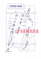 FRONT FORK 2 for Yamaha BOOSTER 2005