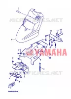 FRONT FENDER for Yamaha BOOSTER 2008