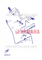 HANDLEBAR & CABLES for Yamaha BOOSTER 2008