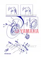 REAR WHEEL for Yamaha BOOSTER 2008