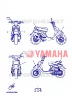 STICKER for Yamaha BOOSTER 2008
