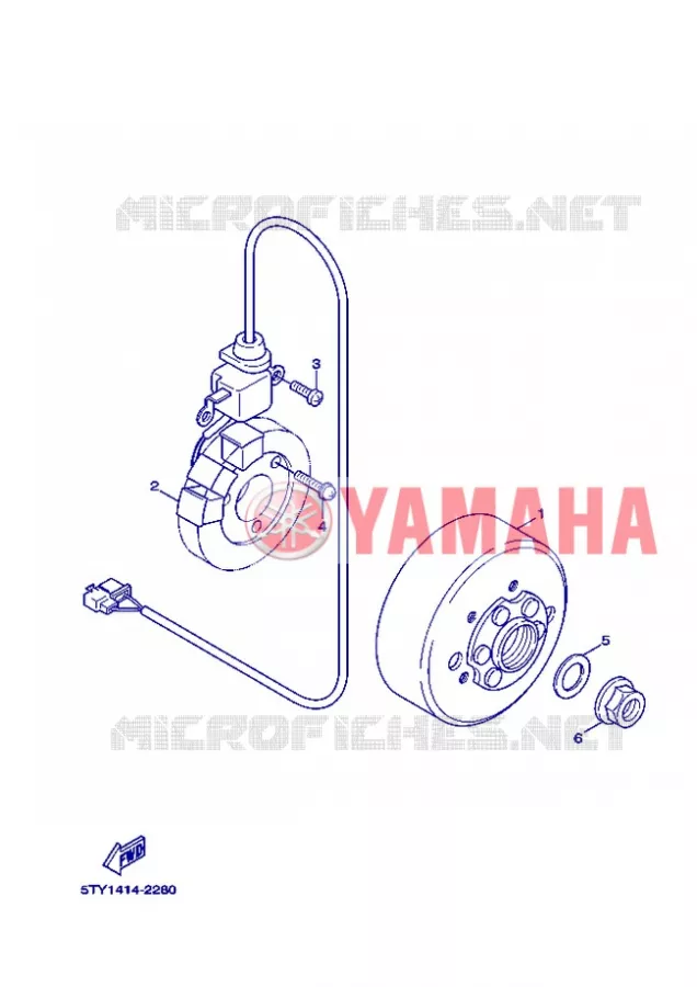 IGNITION Yamaha SCOOTER 125 2007 FLAME X  XC125 FLAME  X