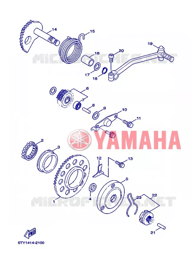 STARTER MOTOR Yamaha SCOOTER 125 2008 FLAME X  XC125 FLAME  X