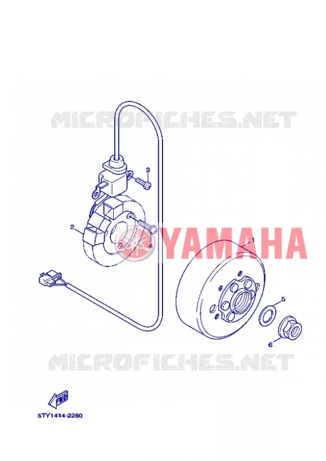IGNITION Yamaha SCOOTER 125 2005 FLAME X  XC125 FLAME  X