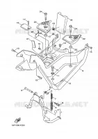 STAND / FOOTREST for Yamaha BOOSTER 2009