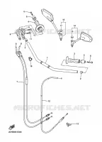 HANDLEBAR & CABLES for Yamaha FZ1 ABS 2009