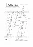FRONT FORK 2 for Yamaha BOOSTER 2009