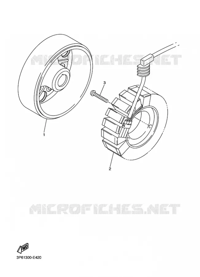 IGNITION Yamaha MOTO 1300 2009 FJR AS ABS  FJR1300AS