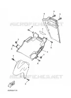 FRONT FENDER for Yamaha AEROX 2009
