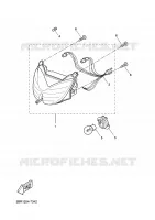 HEADLIGHT for Yamaha AEROX 2009