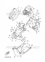 LEG SHIELD for Yamaha AEROX 2009
