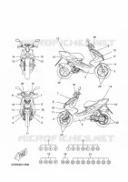 STICKER for Yamaha AEROX 2009