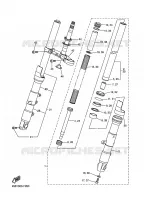 FRONT FORK for Yamaha FAZER S2 2009