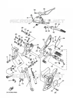 STAND / FOOTREST for Yamaha MT01 2009