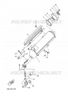 EXHAUST for Yamaha XCITY 2009