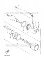 STARTER MOTOR for Yamaha XCITY 2009