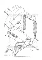 SWINGARM / SHOCK ABSORBER for Yamaha XCITY 2009