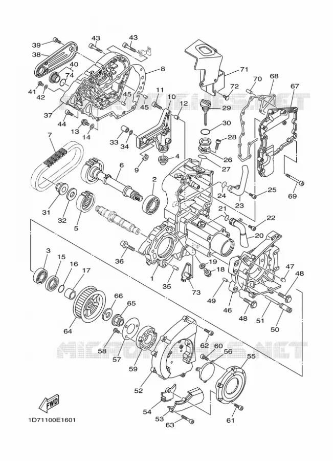 CROSS SHAFT Yamaha MOTO 1900 2009 MIDNIGHT STAR  XV1900A MIDNIGHT STAR