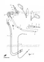 HANDLEBAR & CABLES for Yamaha FZ1 ABS 2009