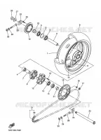 REAR WHEEL for Yamaha FZ1 ABS 2009