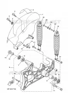SWINGARM / SHOCK ABSORBER for Yamaha XCITY 2009