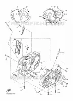 CRANKCASE for Yamaha MIDNIGHT STAR 2009
