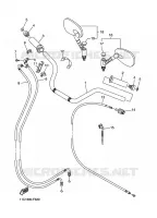 HANDLEBAR & CABLES for Yamaha MIDNIGHT STAR 2009