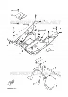STAND / FOOTREST for Yamaha NITRO 2009