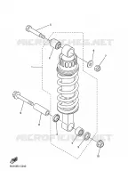 REAR SHOCK ABSORBER for Yamaha FAZER S2 ABS 2009