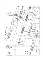FRONT FORK for Yamaha MT03 2009