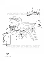 TAIL LIGHT for Yamaha MT03 2009