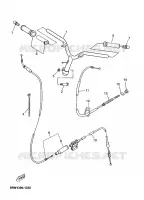 HANDLEBAR & CABLES for Yamaha MACH 2010