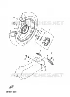 REAR WHEEL for Yamaha MACH 2010