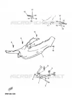 STAND / FOOTREST for Yamaha MACH 2010