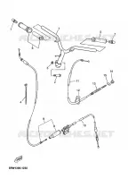 HANDLEBAR & CABLES for Yamaha MACH 2010